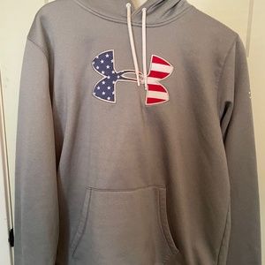 Under Armor American Flag Logo Hoodie